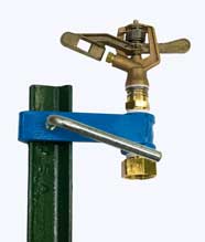 T Post Sprinkler, Buckner-Storm Half-Inch Full Circle Brass Impact Sprinkler